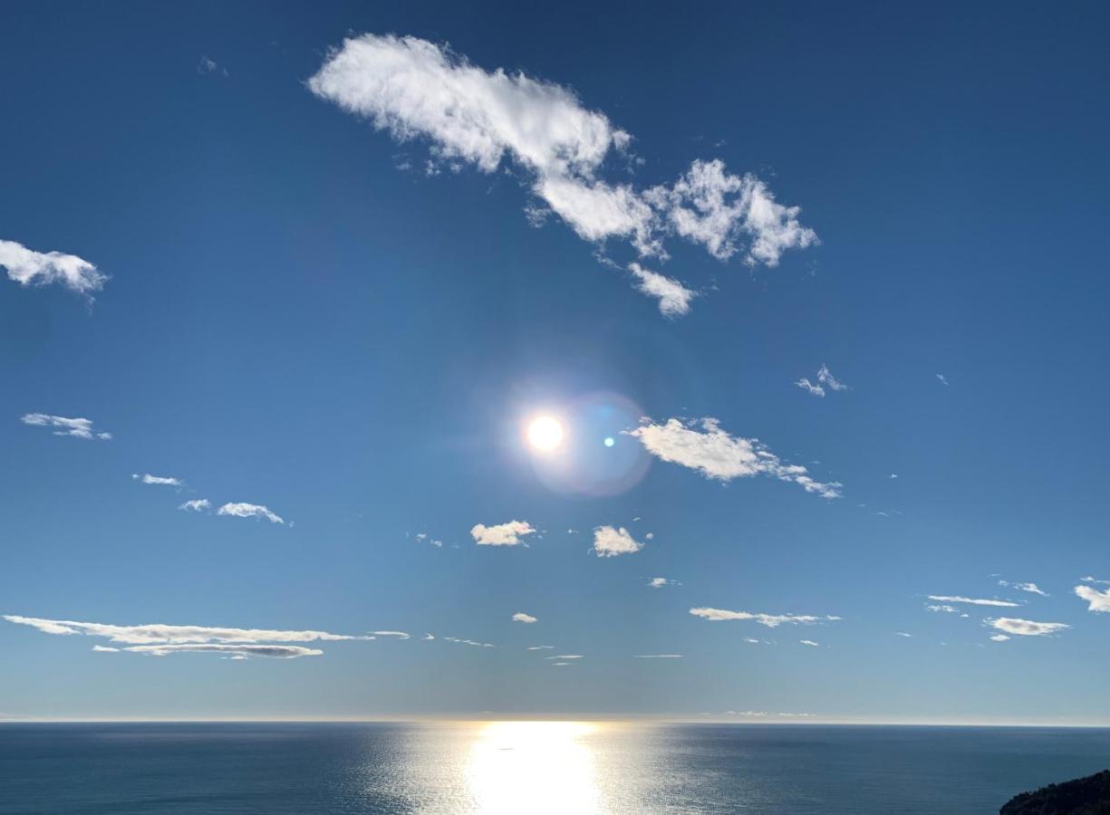 Tramonto Sul Mare Villa Framura Bagian luar foto
