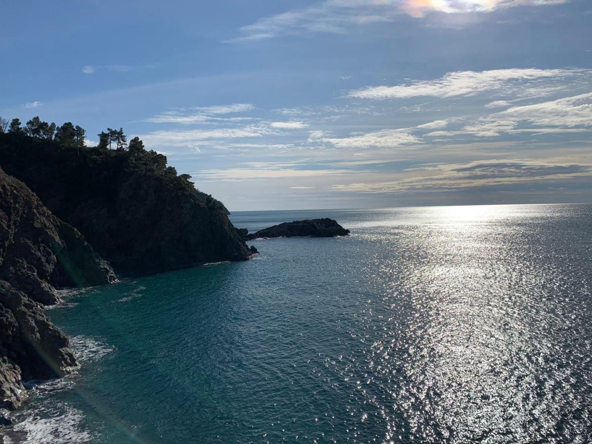 Tramonto Sul Mare Villa Framura Bagian luar foto