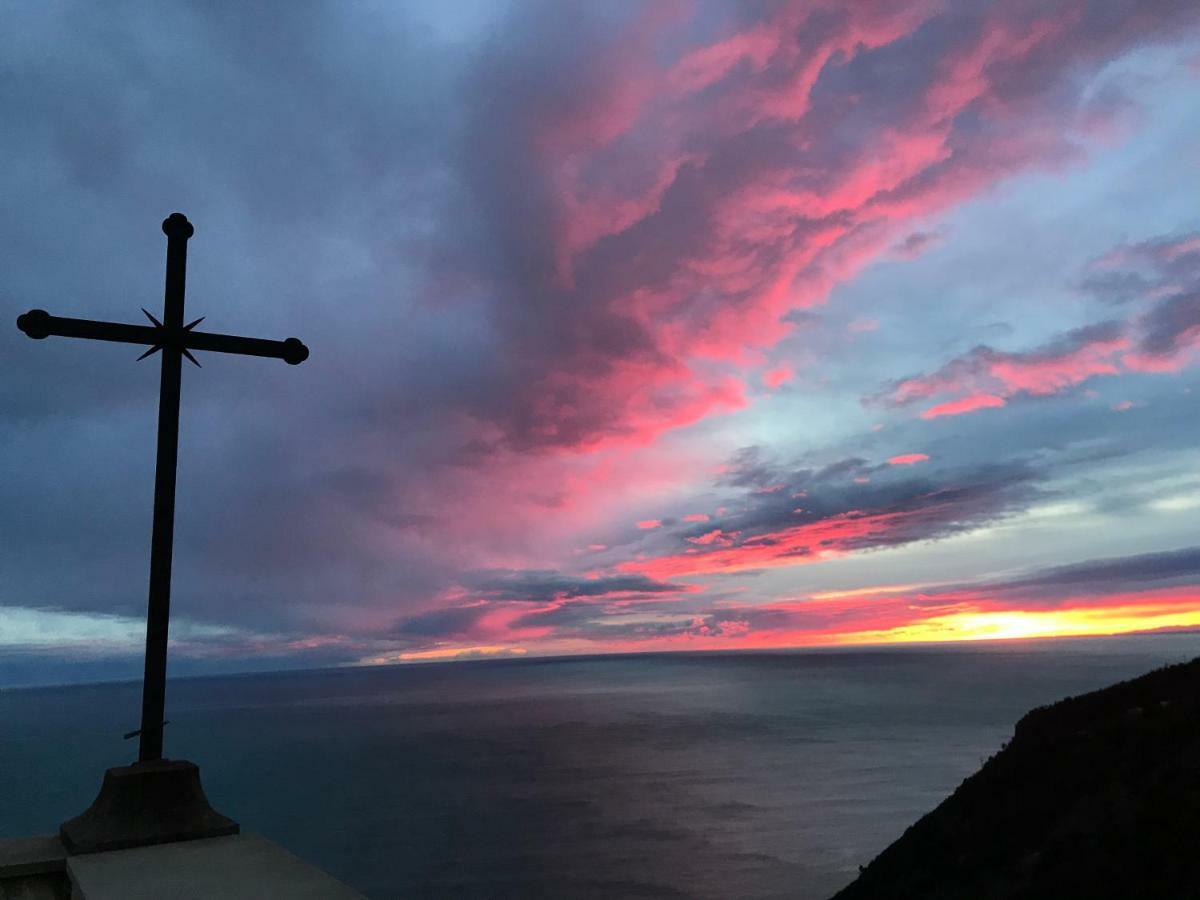 Tramonto Sul Mare Villa Framura Bagian luar foto
